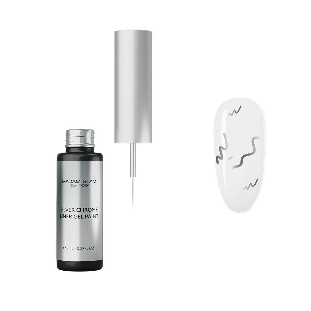 Effective Silver Chrome Liner Gel Paint Quality
