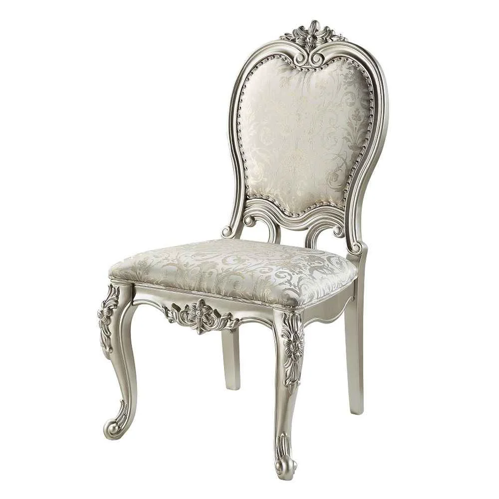Fast Bently – Side Chair Set of 2 – Fabric Champagne Original