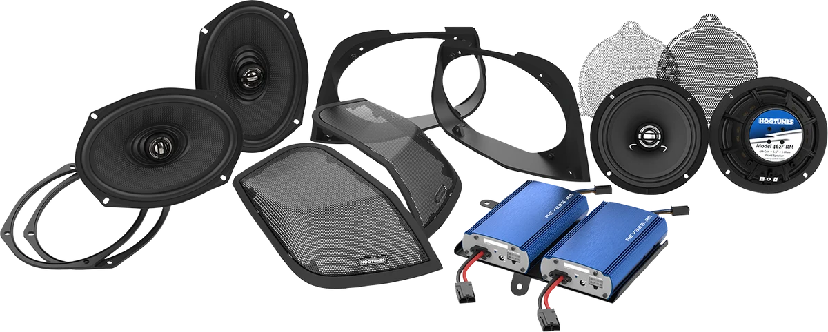 Environmentally Friendly Hogtunes – Cut In Lid Kit with Speakers Amplifier RETRO 450.4 KIT Easy-to-Use