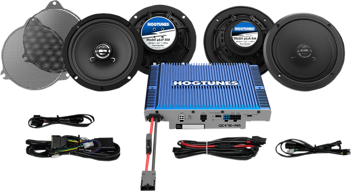 Next-Generation Hogtunes – Speaker Amp Kit – Ultra QC ULTRA 4-RM Verified