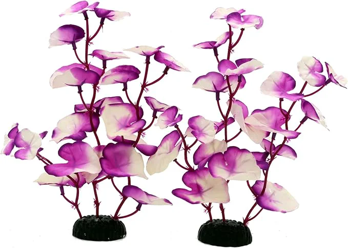 Trendy Silk Aquarium Plants for Betta Fish Tank Soft