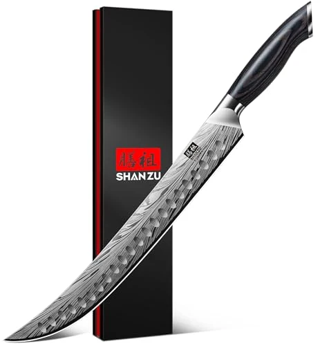 Natural Butcher Knife in High Carbon Powder Steel Stylish