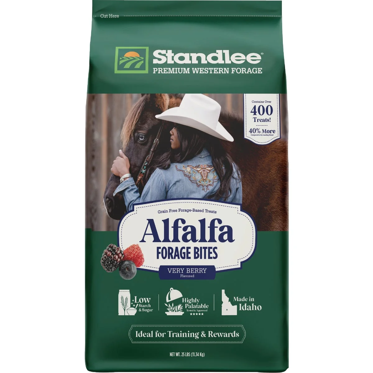 Top-Quality Standlee 25 Lb. Alfalfa Very Berry Horse Forage Bites Minimalist