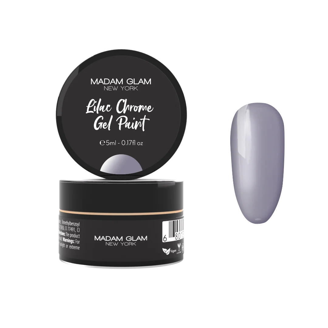 Outstanding Lilac Chrome Gel Paint Stylish