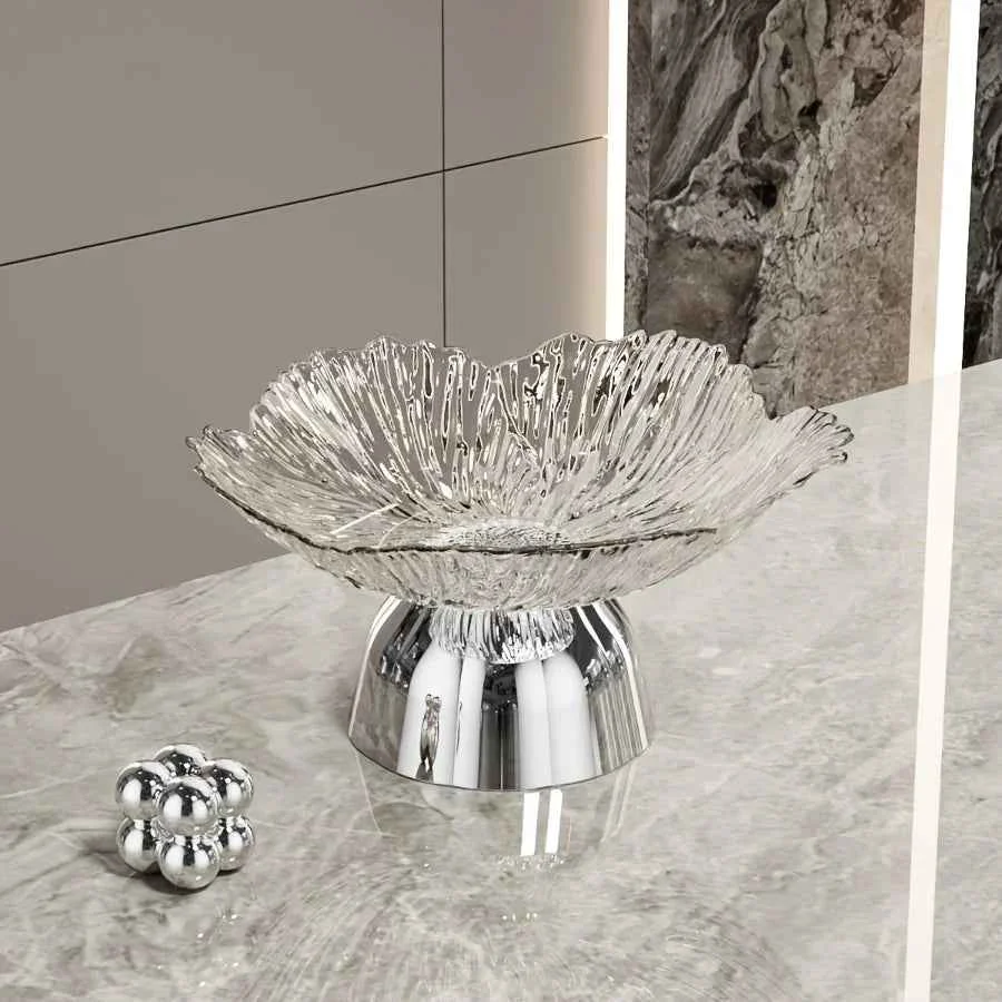 Specialty Elegant Multi-Layer Fruit and Snack Plate Oval Plastic Candy Server with Intricate Leaf Design festive plastic coffee table tray for desserts and snacks I for Kitchen and Living Room Decora stylish petal-shaped fruit plSPECIFICATIONS Organic
