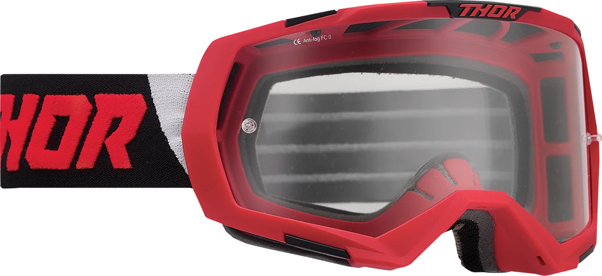 Exclusive Thor Regiment Goggles – Red Black – Clear 2601-2800 Sustainable