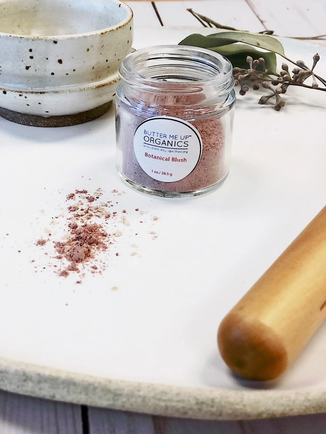 Sustainable Organic Botanical Blush Natural Blush Titanium Dioxide Chemical Butter Me Up Organics Detailed