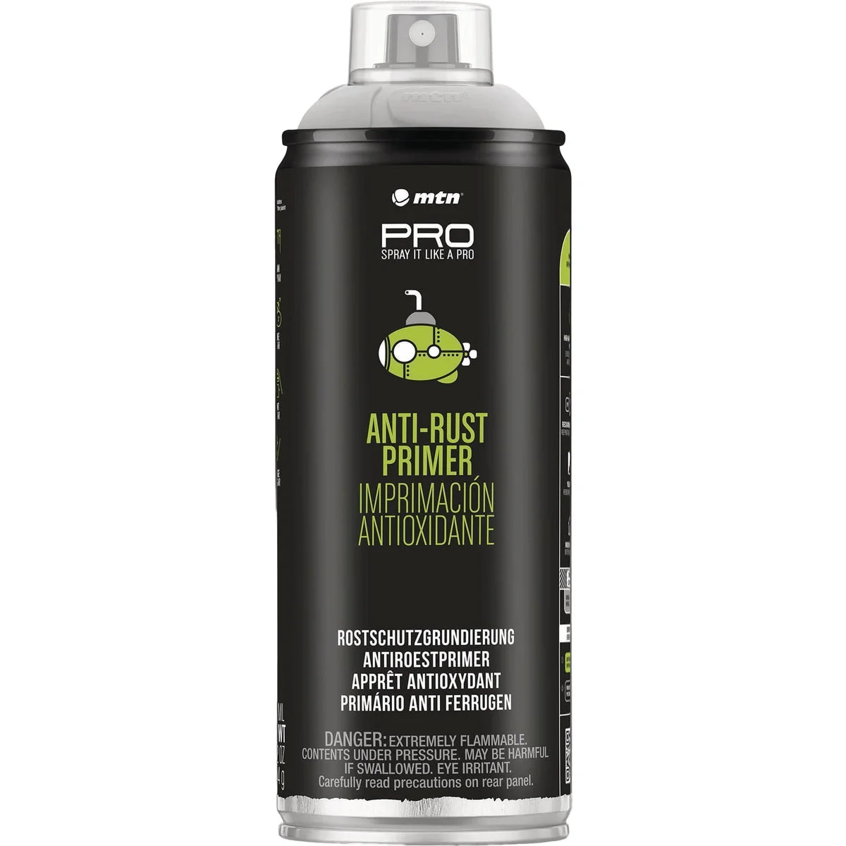 Durable MTN WEPRO 400ml Grey Anti-Rust Primer Spray Paint Contemporary