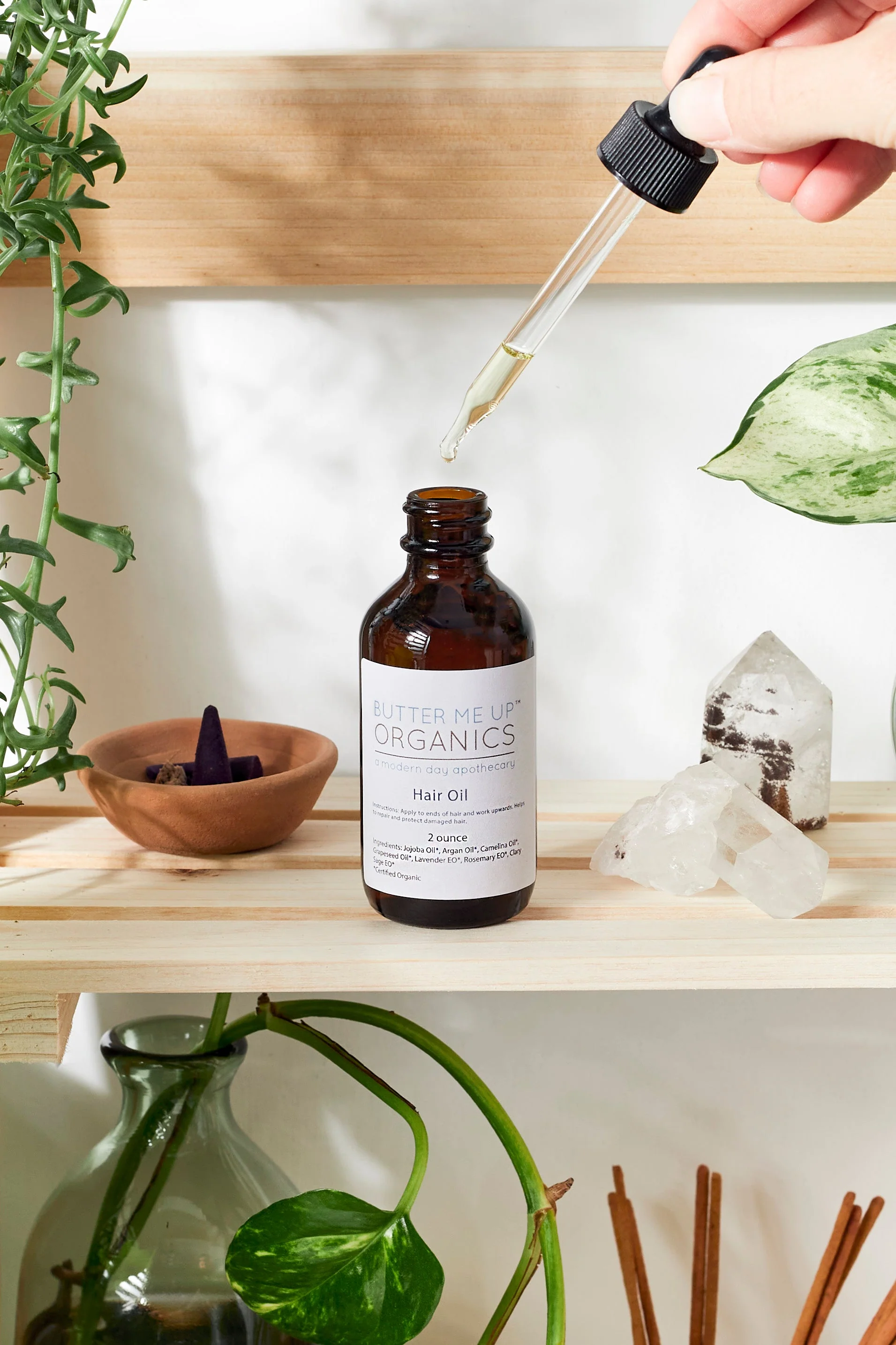 Solid Organic Hair Oil Repair Healthy Hair Exclusive