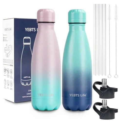 Consistent Insulated Water Bottle 2 Count High-Quality
