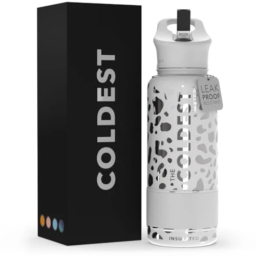 Classic Coldest Insulated Water Bottle with Straw Lid Exclusive