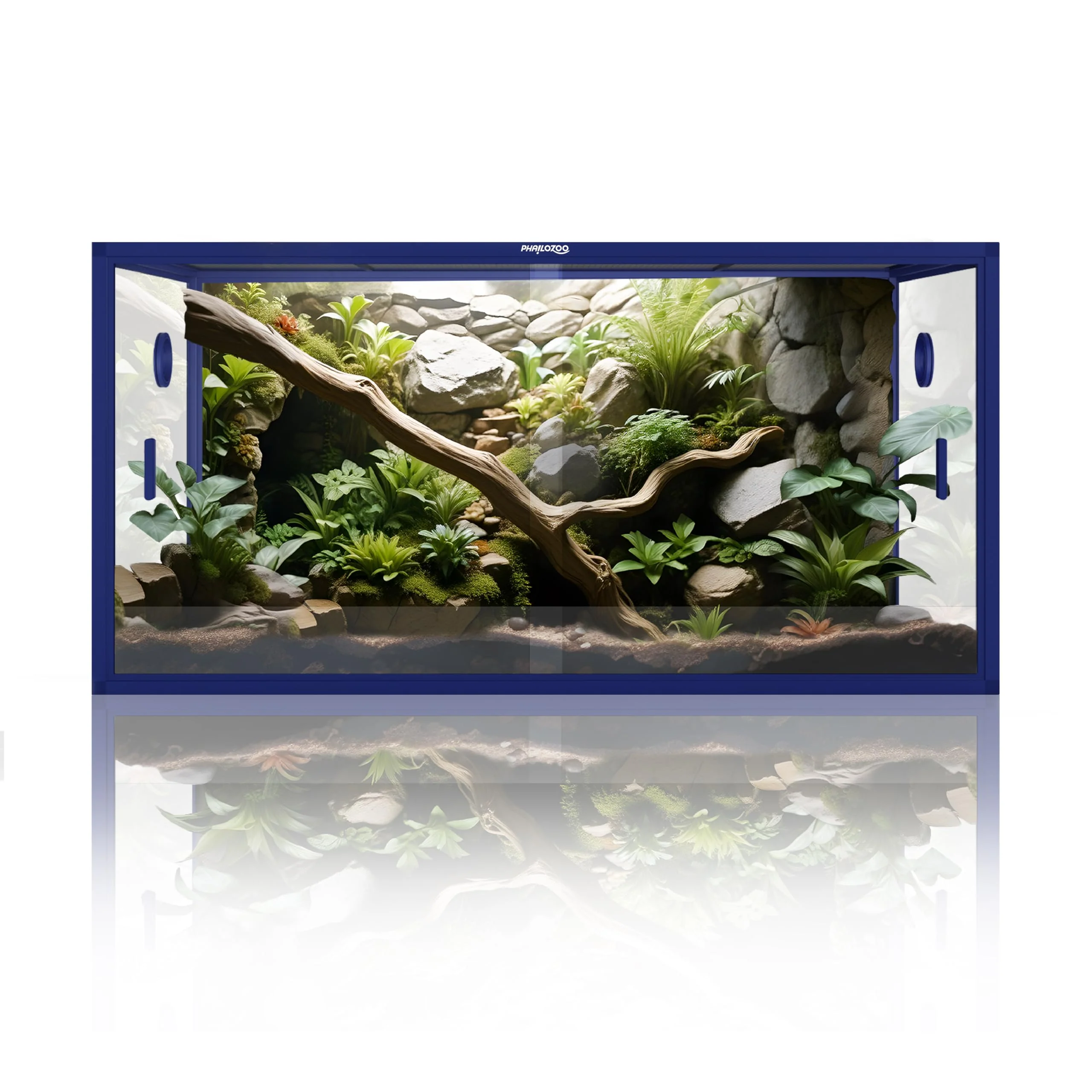Organic Phailozoo 120 Gallon Bearded Dragon Tank — 48x24x24 Reptile Enclosure Premium