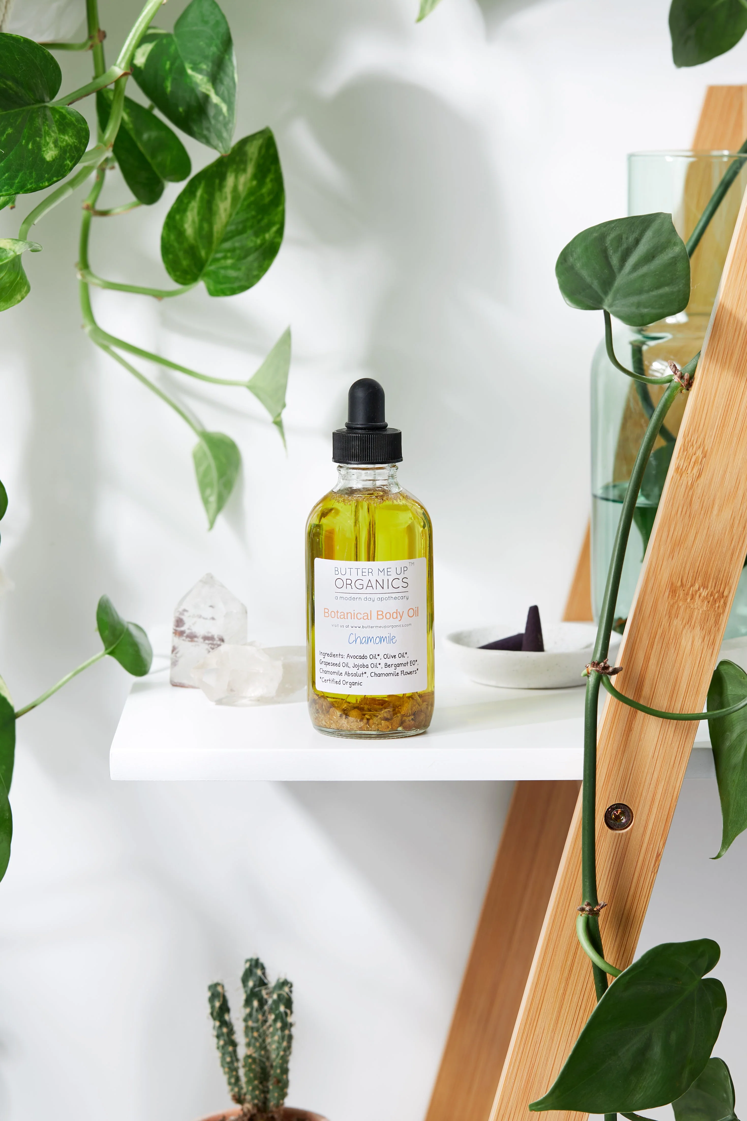 Classic Botanical Body Oil -BOTANICAL COLLECTION – Organic Body Lotion Moisturizer Smart