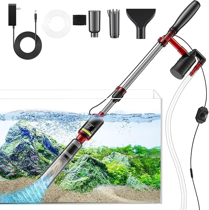 Optimized Fish Tank Cleaner Aquarium Gravel Cleaner 530GPH 32W Electric Fish Tank Specialty