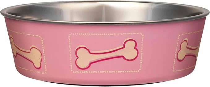 Effective Loving Pets Bella Dog Bowls- Stainless Steel Dog Cat Bowls – Spill Proof Dog Food Bowl Cat Bowl Puppy Essentials Pet Supplies Great for Home Travel Small 10-20 lbs Coastal Pink About ThisOverview Easy-to-Use