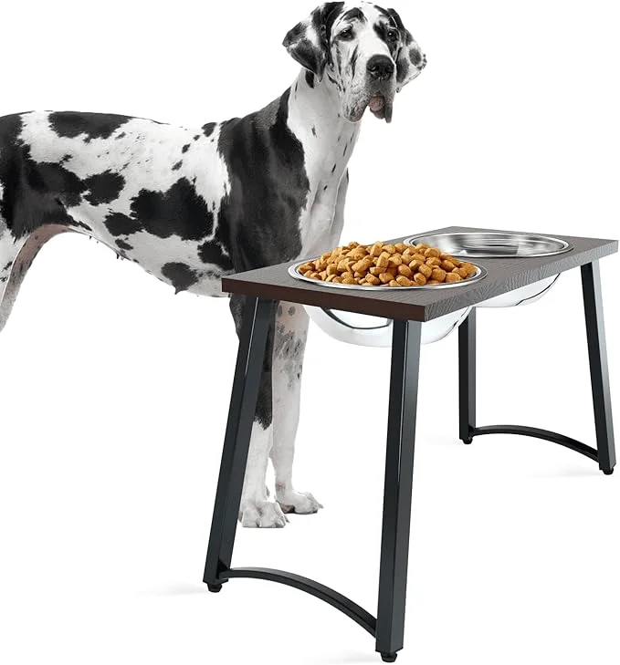 First-Class d Dog Bowls for Extra Large Dogs with 2 X-Large Stainless Steel Dog Bowls -3000ML 100oz 16.5 Tall Raised Dog Bowl Stand Food Water Bowls for Large Breed Extra Large DogsAbout ThisOverview Easy-to-Use