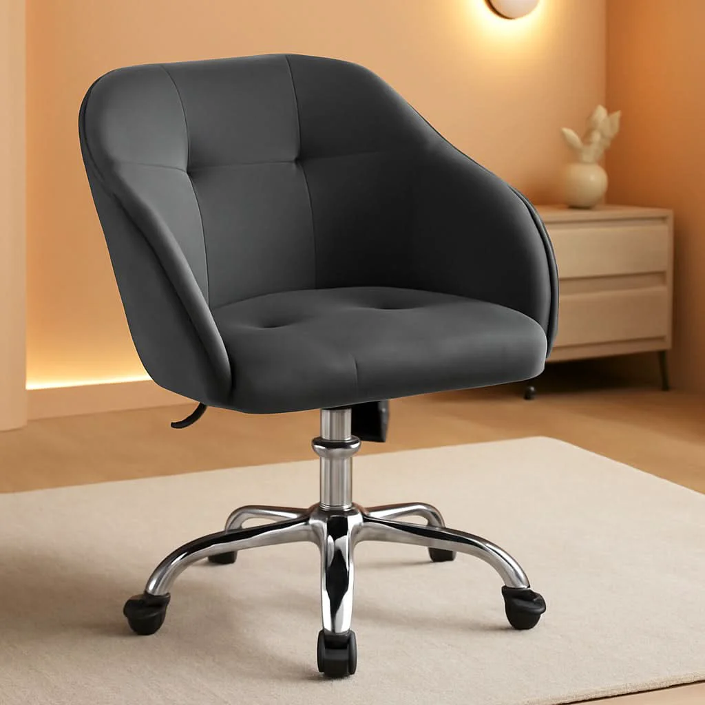Trendy Office Chair Height Adjustable Large Seat Armrests Premium Material
