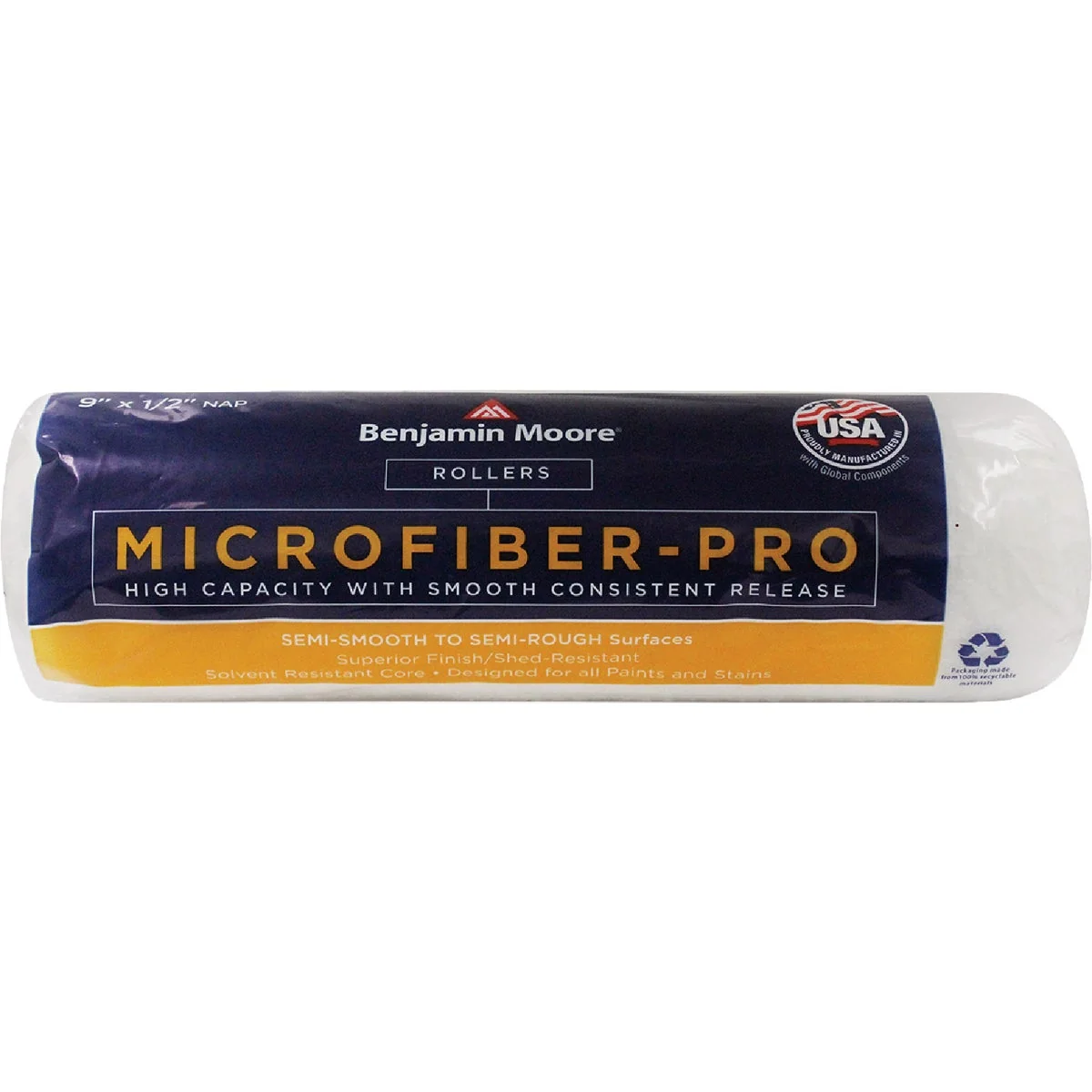 Powerful Premier Benjamin Moore 9 In. x 1 2 In. Microfiber-Pro Roller Cover Superior