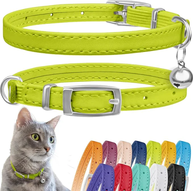 Contemporary CollarDirect Leather Cat Collar Kitten Collar Environmentally Friendly