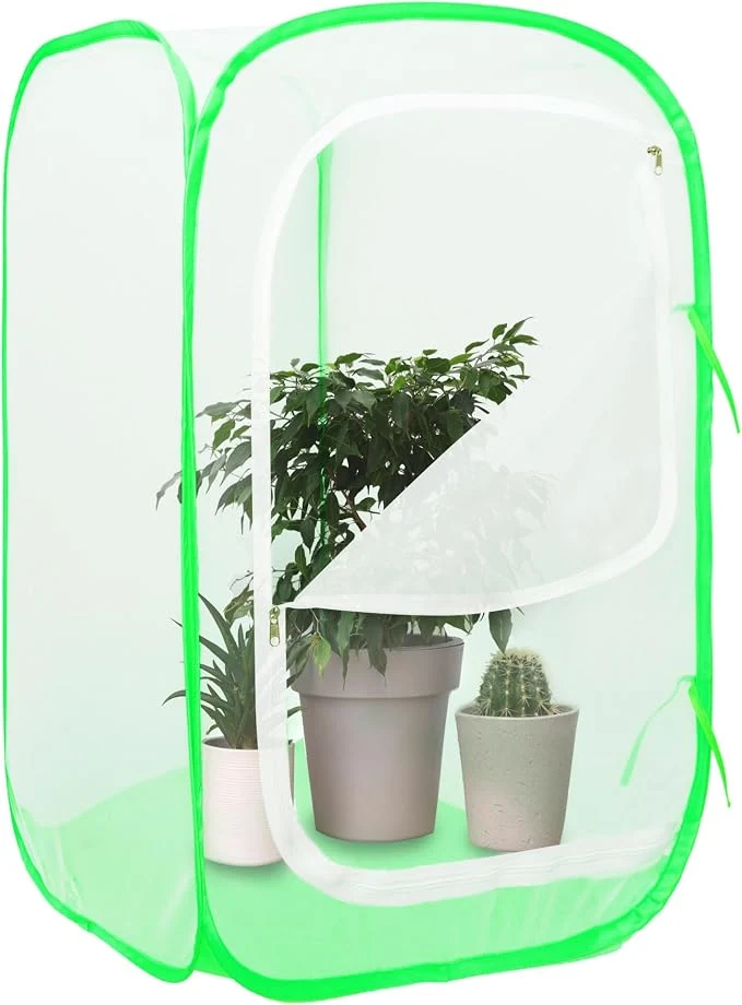 Prestigious Mesh Plant Tent Enclosure Pop-Up Cage Plant Cover Outdoor Garden Protection Casual