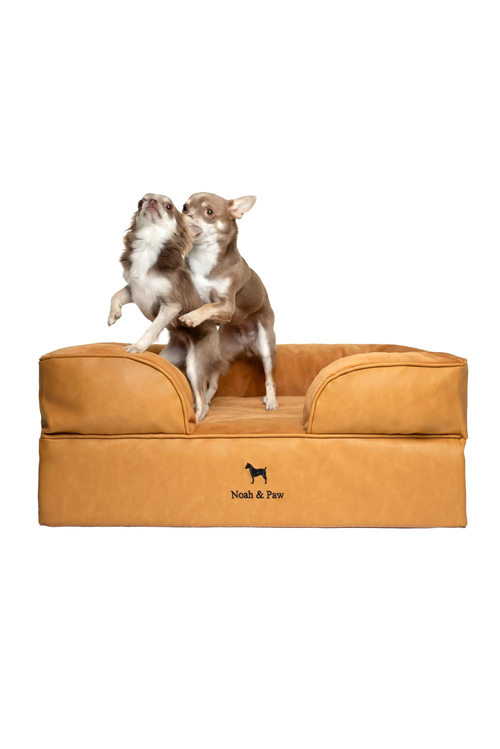 Efficient NOAH PAW Orthopedic Dog Bed 28x23x11 in Cooling Gel Memory Foam Waterproof Washable Official
