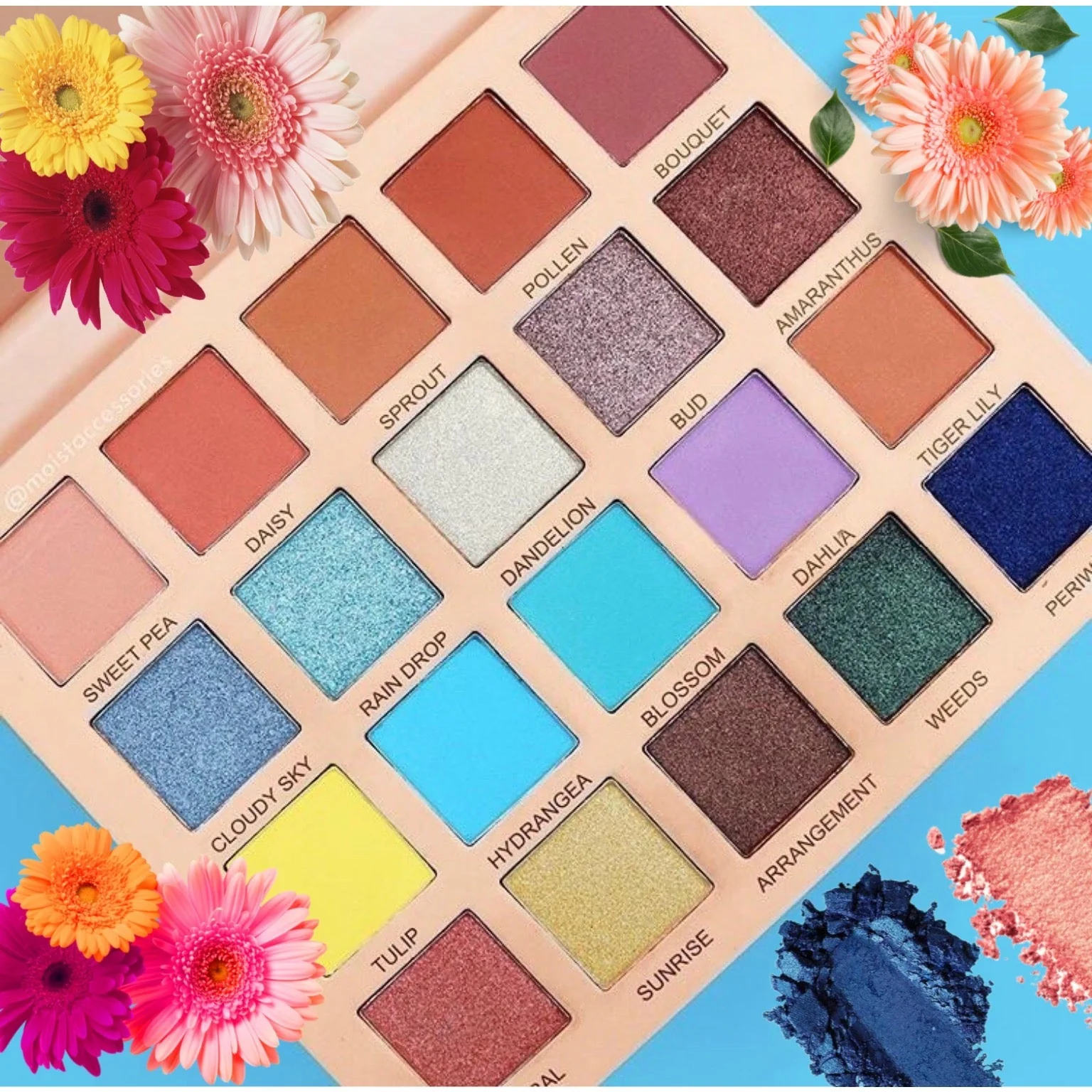 Convenient Bloom Eyeshadow Palette Top-Quality