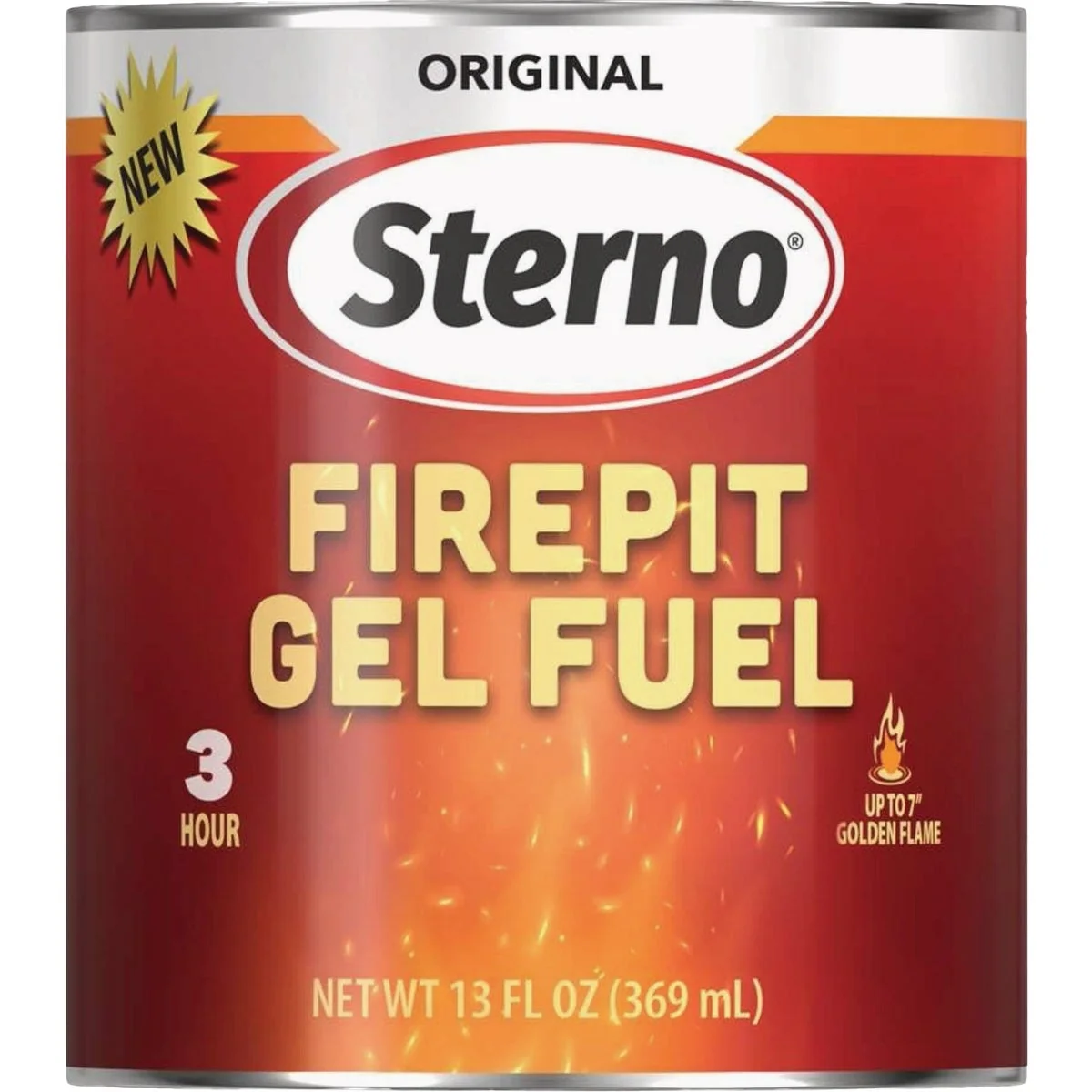 Functional Sterno 13 Oz. 3 Hr. Firepit Gel Fuel Artisan
