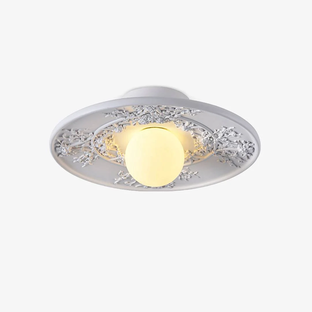 Innovative Plafondlamp met crèmekleurig patroon Trendy