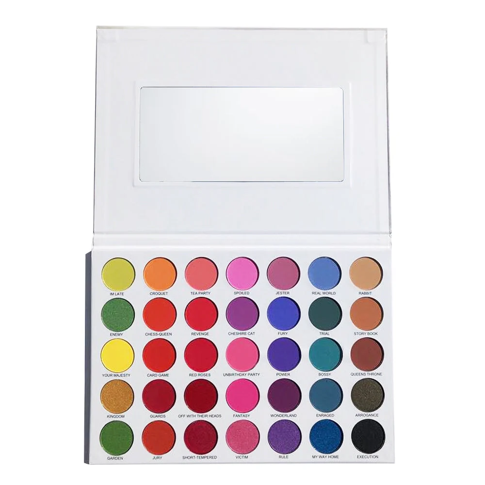 Smart Red Queen Eyeshadow Palette Detailed