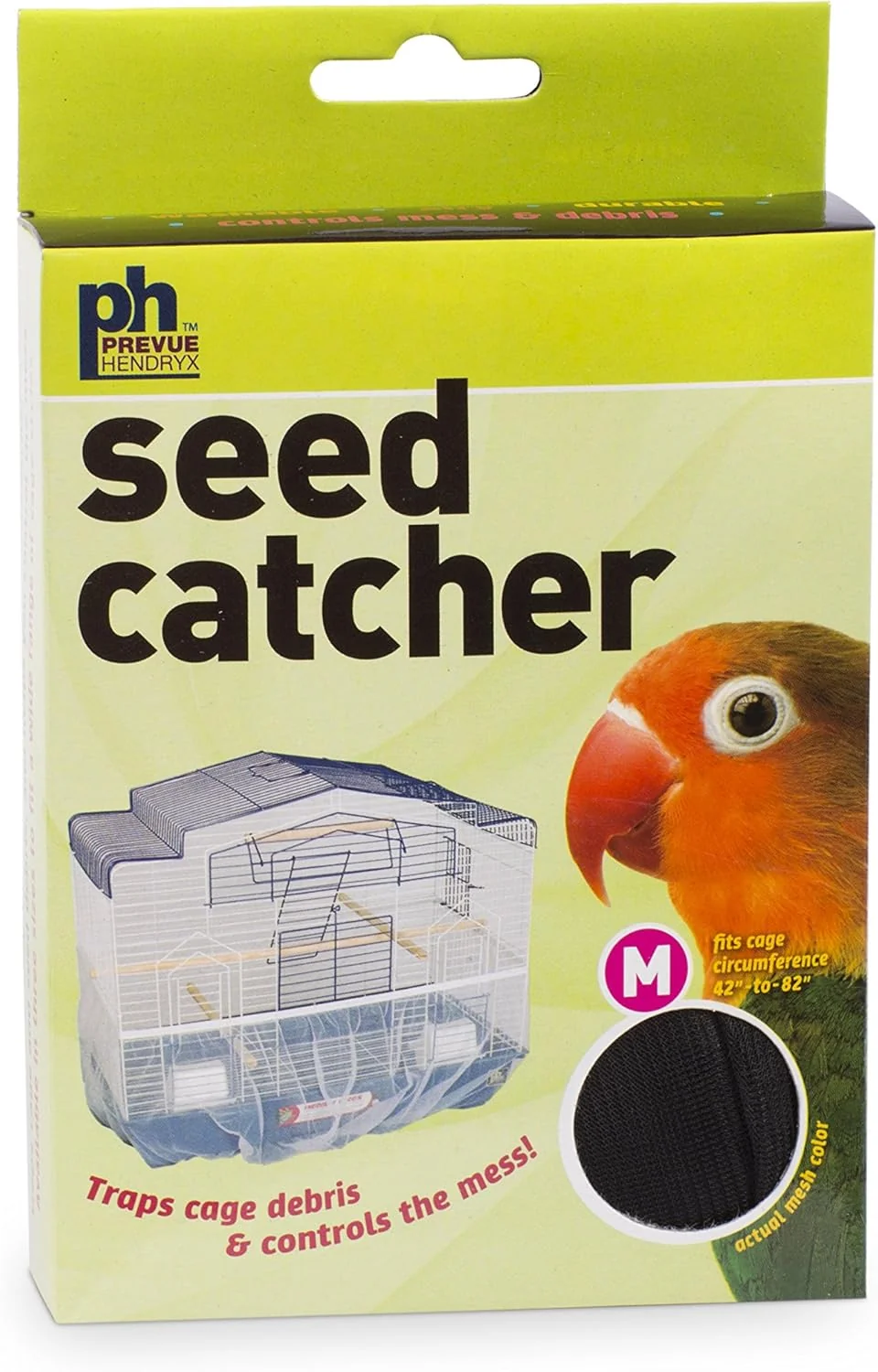 World-Class Prevue Pet Products 821B Mesh Bird Seed Catcher Black Medium 8 Expertly Made