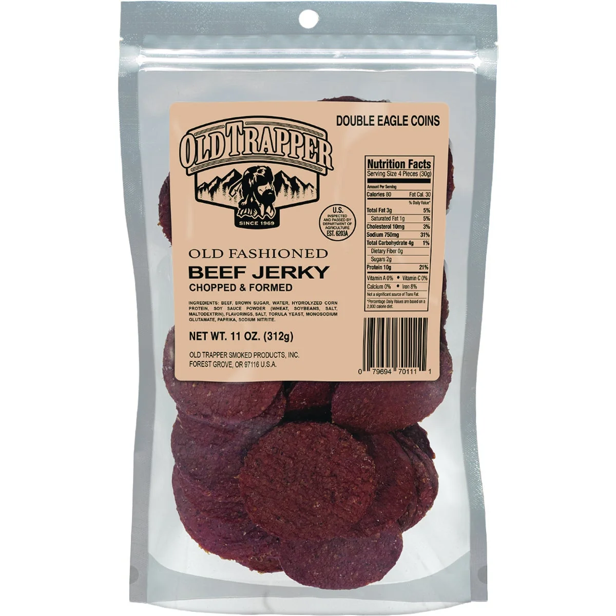 Easy-to-Use Old Trapper 11 Oz. Old Fashioned Beef Jerky Fine Crafted
