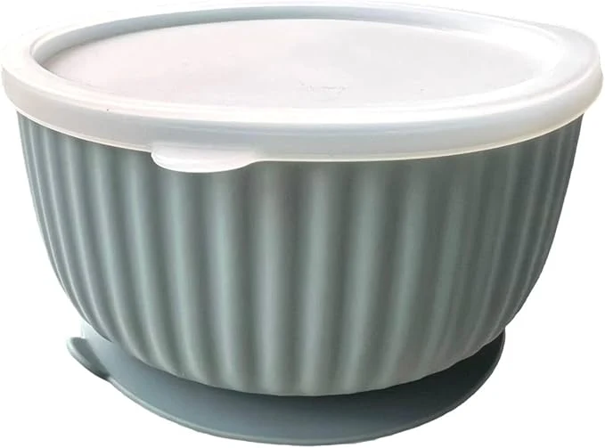 Recyclable Cat Bowls with Suction Cup 400ml with Silicone Lid — d Silicone Pet Dish with Non-Slip Bottom for Dry Food Wet Food and Water — Silicone Water Bowl for Small Dog Rabbit Kittens SoftGrey About ThisOverview Smooth