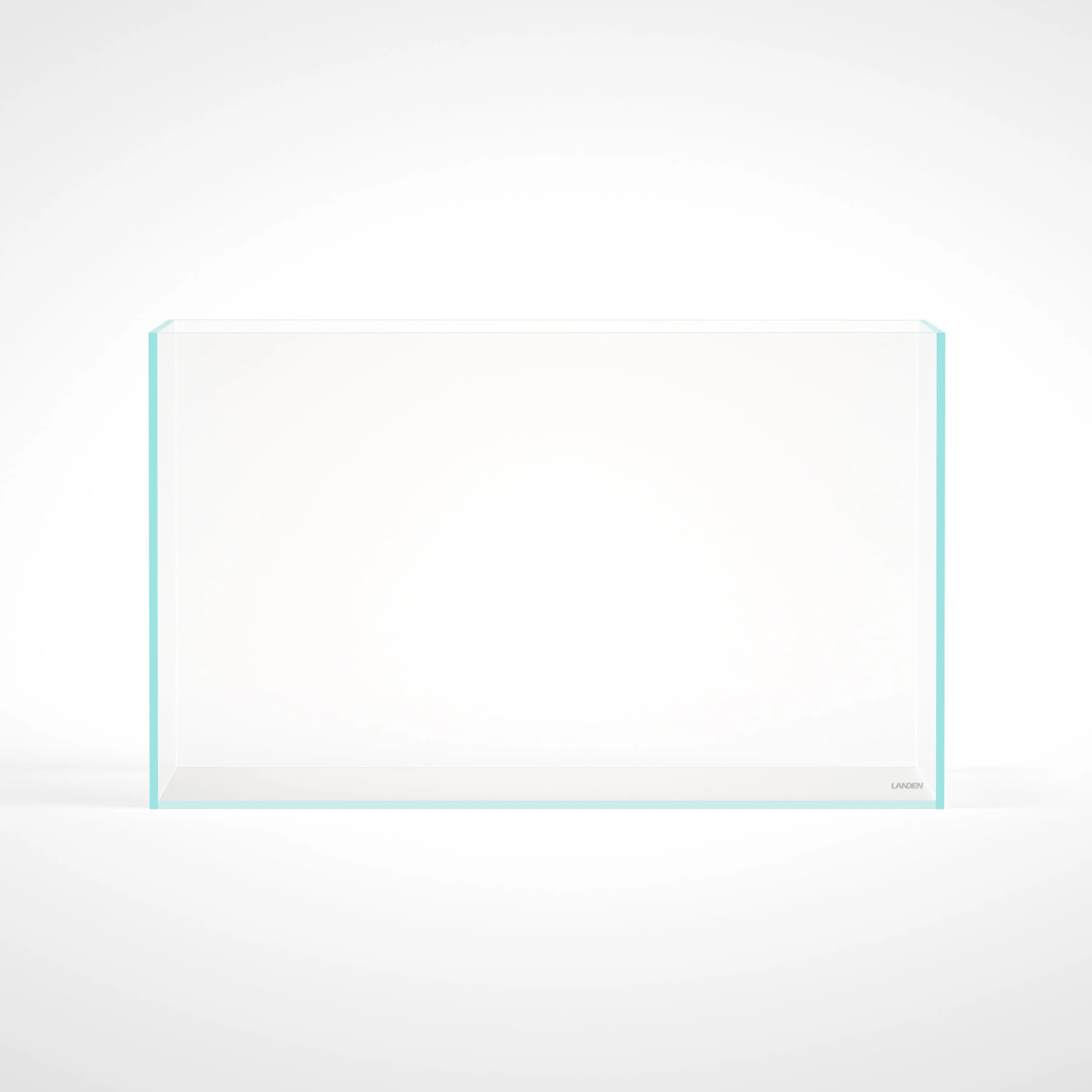 Functional LANDEN 75H 37 Gallon Rimless Low-Iron Aquarium Tank — 8mm Glass 29.5 L x 17.7 W x 17.7 H Leveling Mat Included Next-Generation