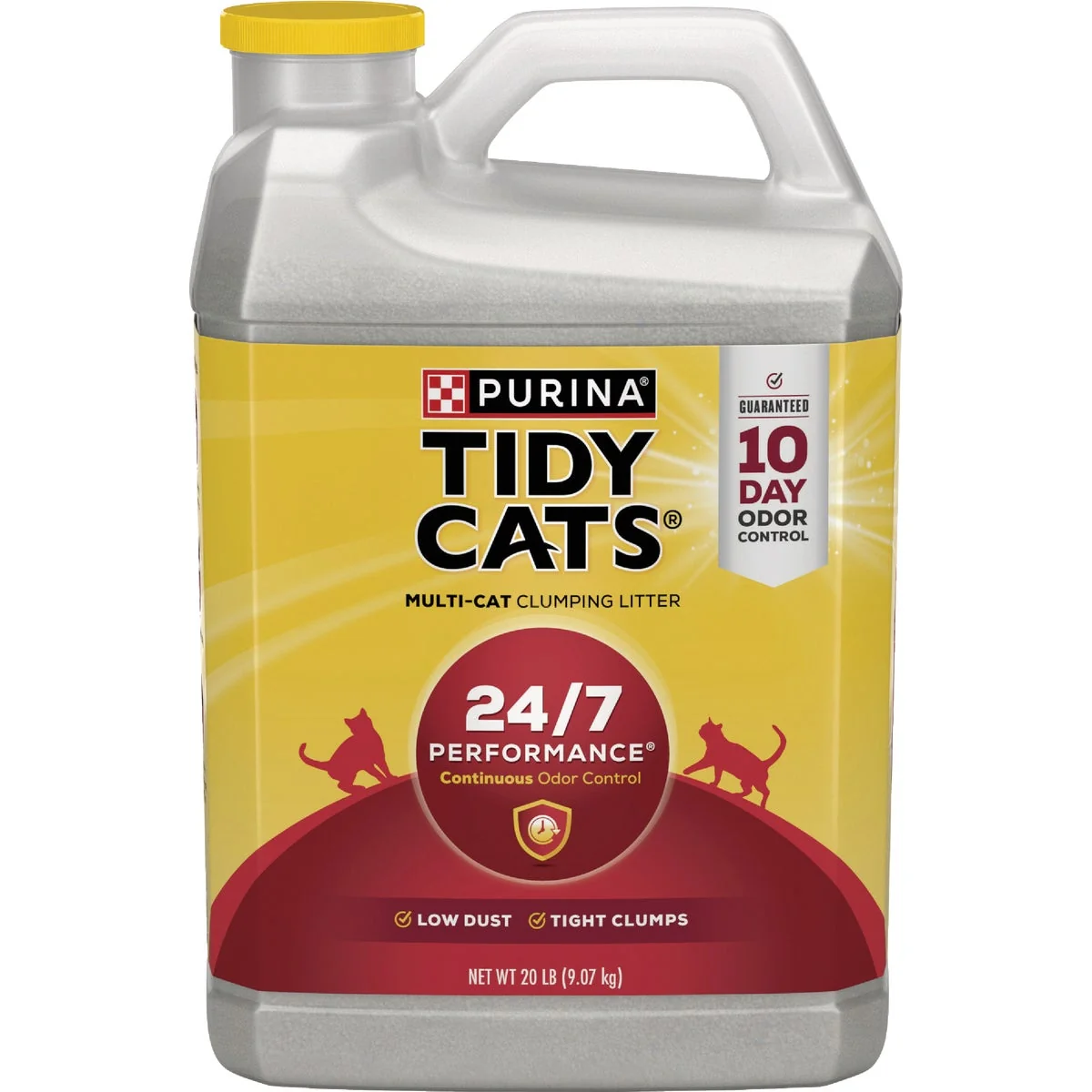 High-End Purina Tidy Cats 20 Lb. Clumping 24 7 Performance Continuous Odor Control Cat Litter Specialty