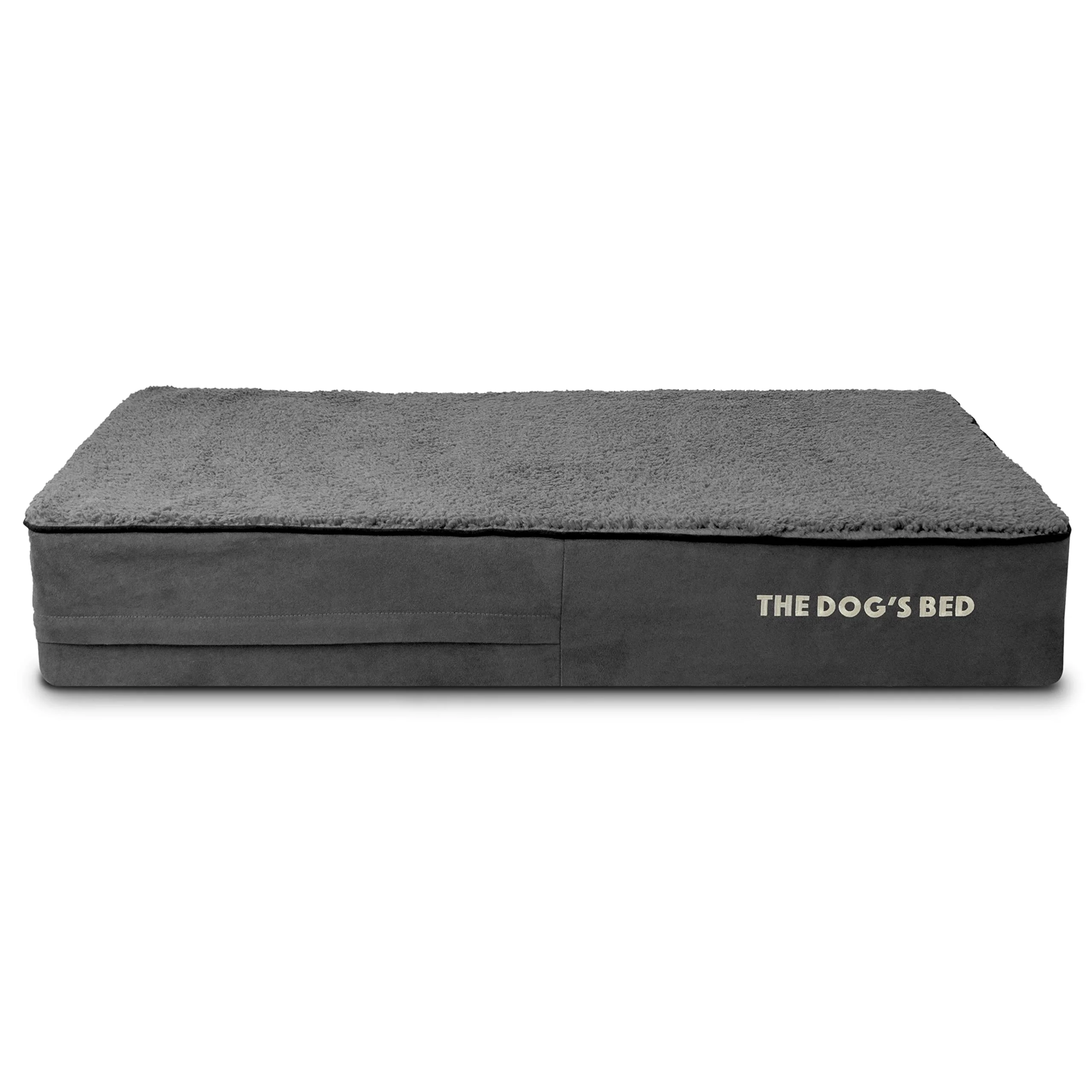 Outstanding The Dog’s Bed Outer Cover ONLY – Large 40 x25 x6 Grey Plush Washable Veterinary The Dog’s Balls Optimized