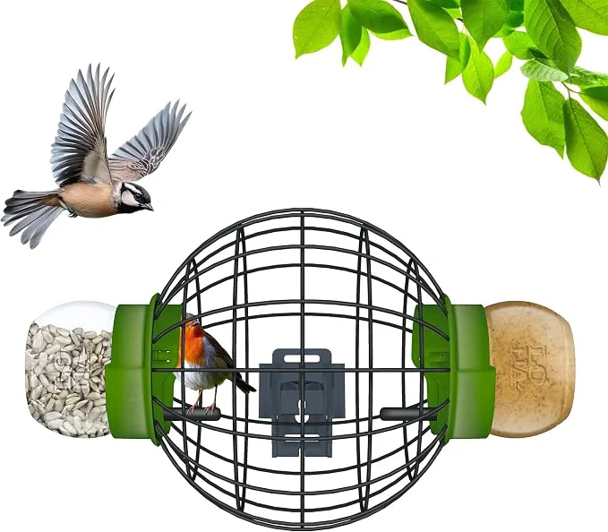 Optimized LONA Squirrel Proof Bird Feeding Cage Fast