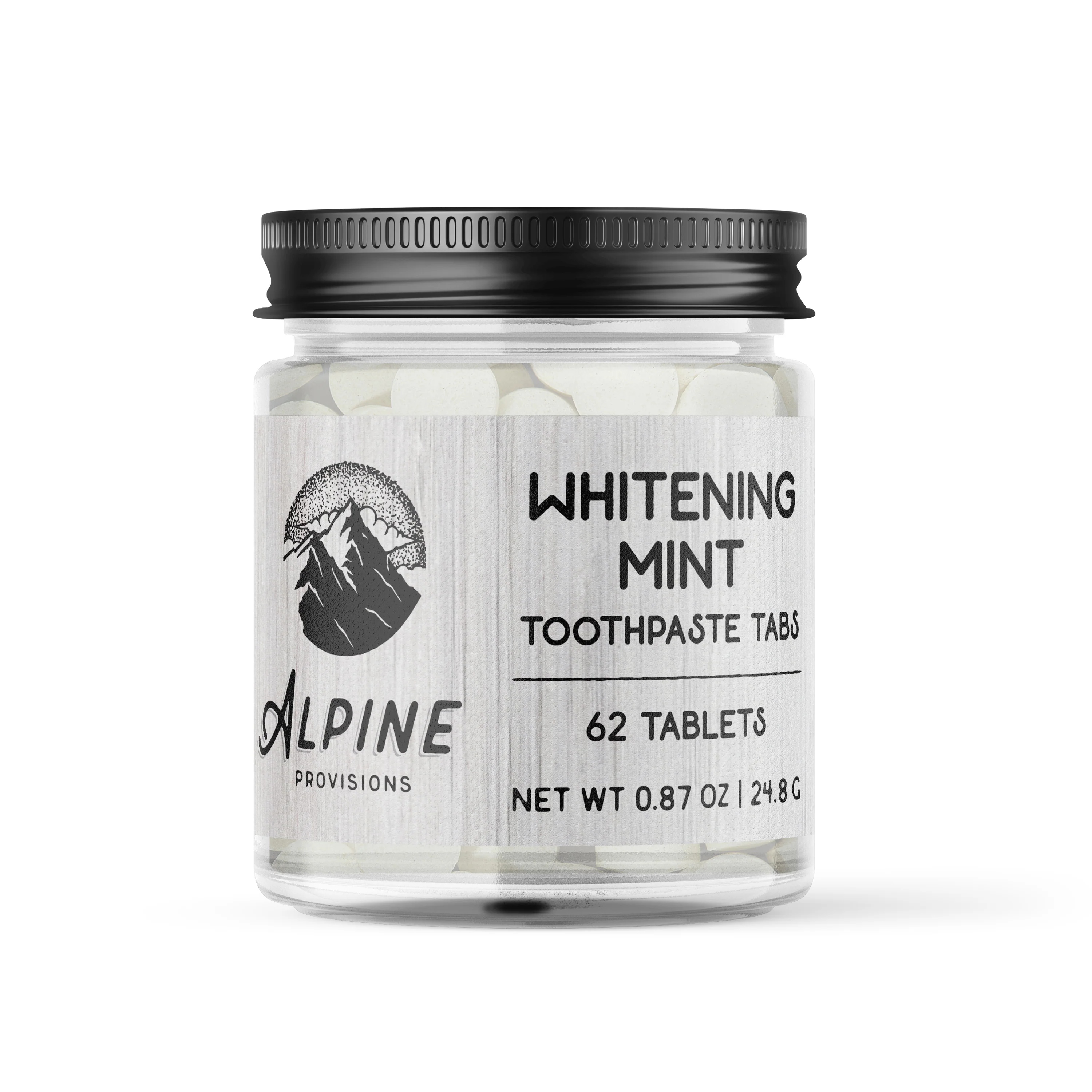 Dependable Alpine Provisions Whitening Mint Toothpaste Tabs Green