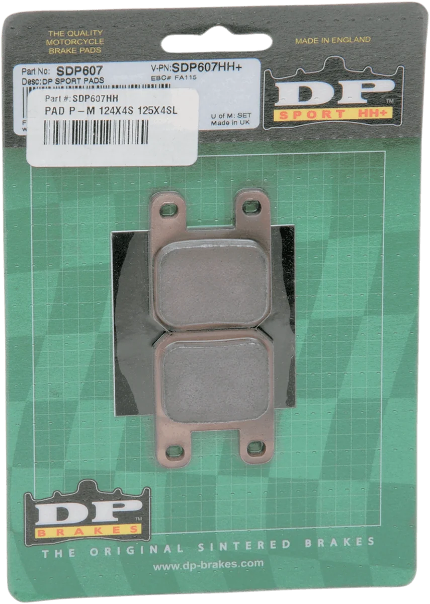 Unique DP BRAKES Sintered Brake Pads SDP607HH Flexible