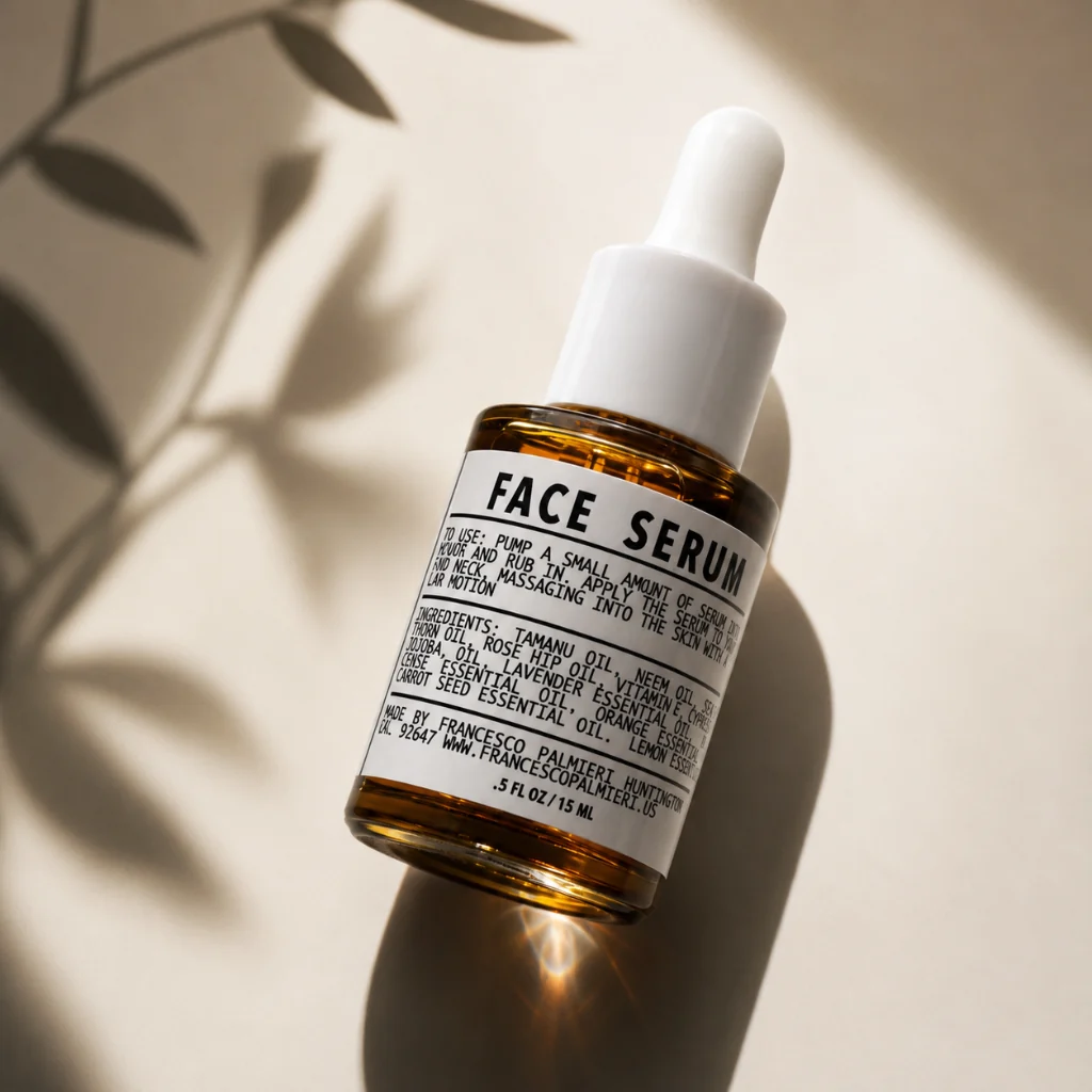 Elegant Botanical Face Serum Verified