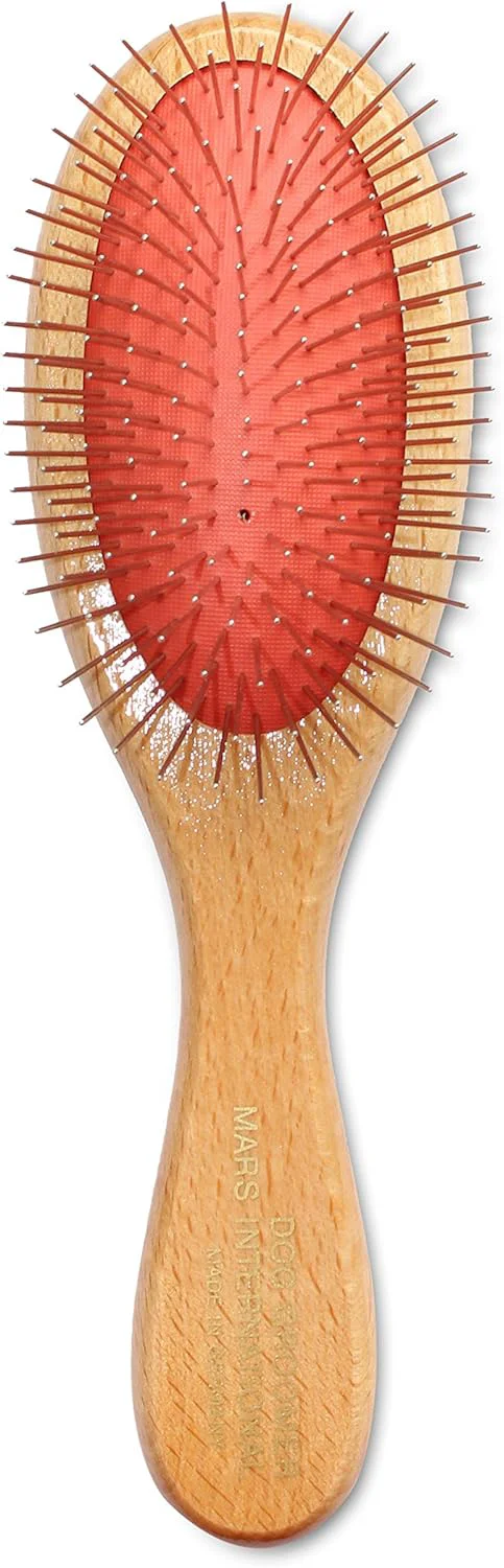 Premium Material Mars Coat King Professional Grooming Brush for Dog and Cats. 8.5 1 Stainless Steel Pins Clean