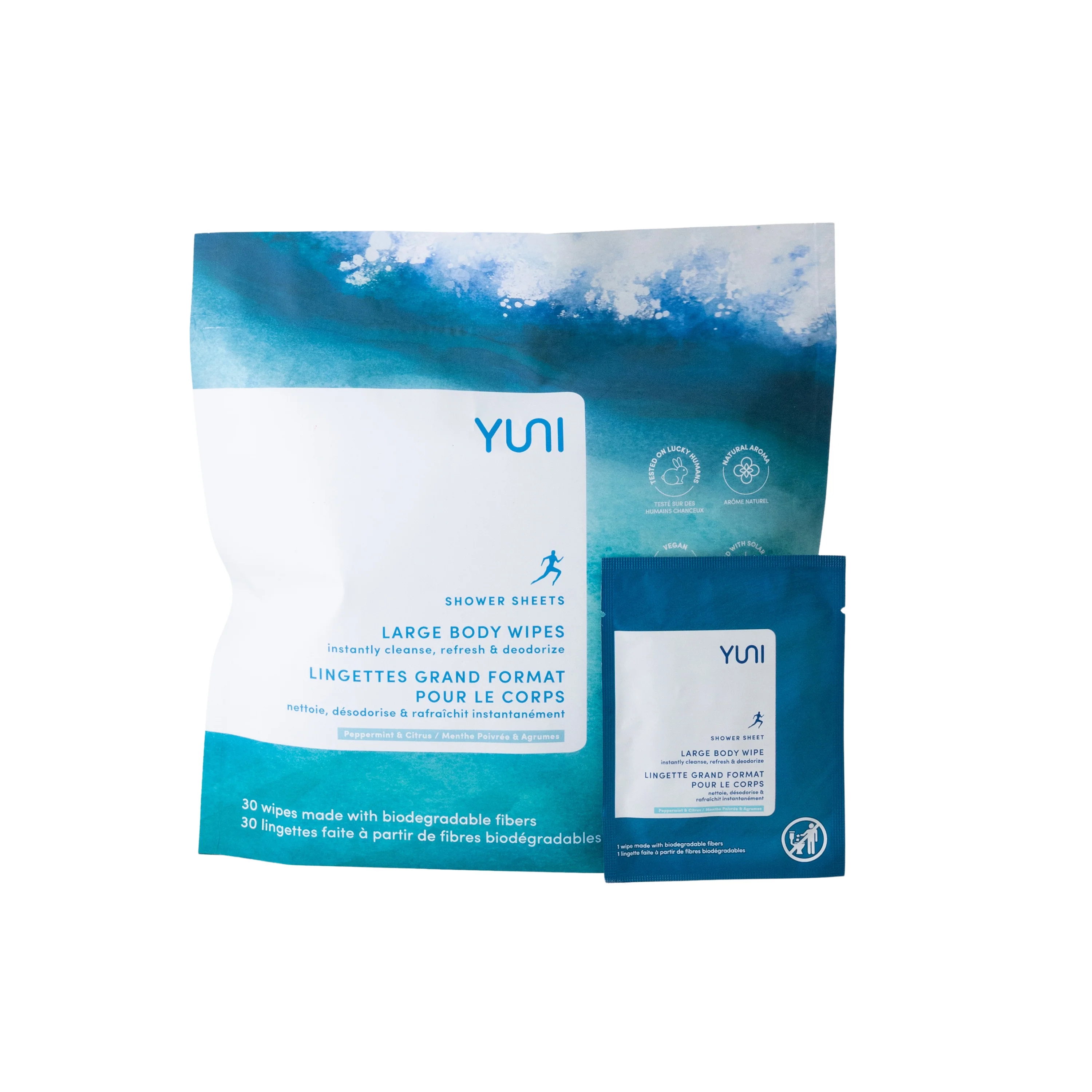 Consistent YUNI Shower Sheets Innovative