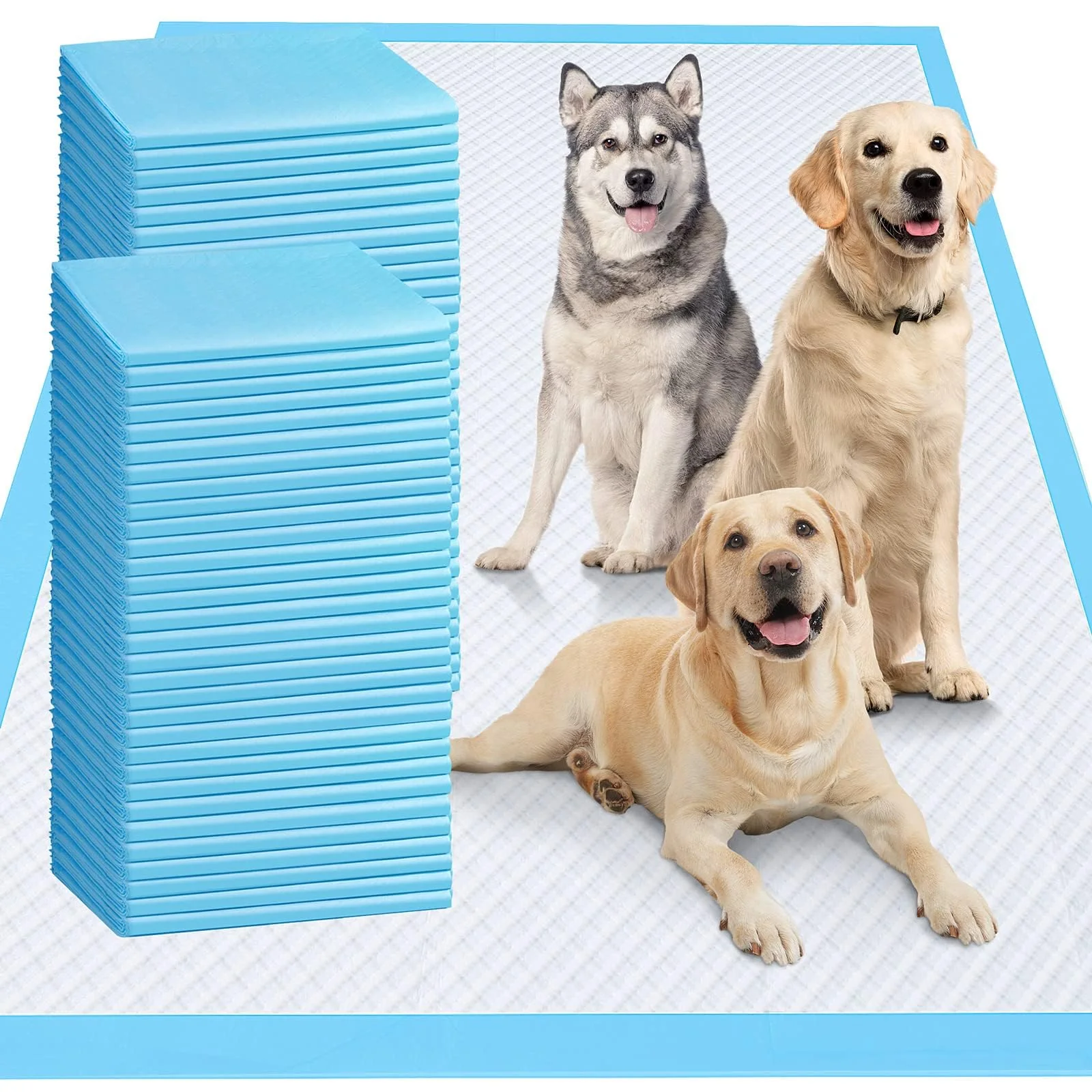 Top-Quality Gimars XXXXL 36×36 Heavy Absorbency Dog Pads – Extra Large 30-Count Leak-Proof Detailed