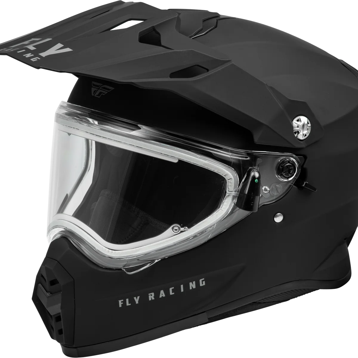 Selected Trekker Cw Solid Helmet Elec Shld Matte Black 2x Convenient