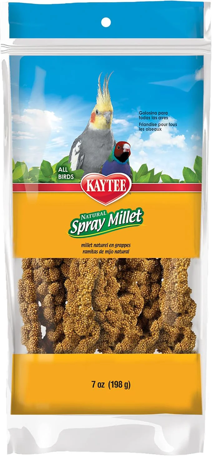 Original Design Kaytee Spray Millet Treat for Pet Birds 7 Ounce Powerful