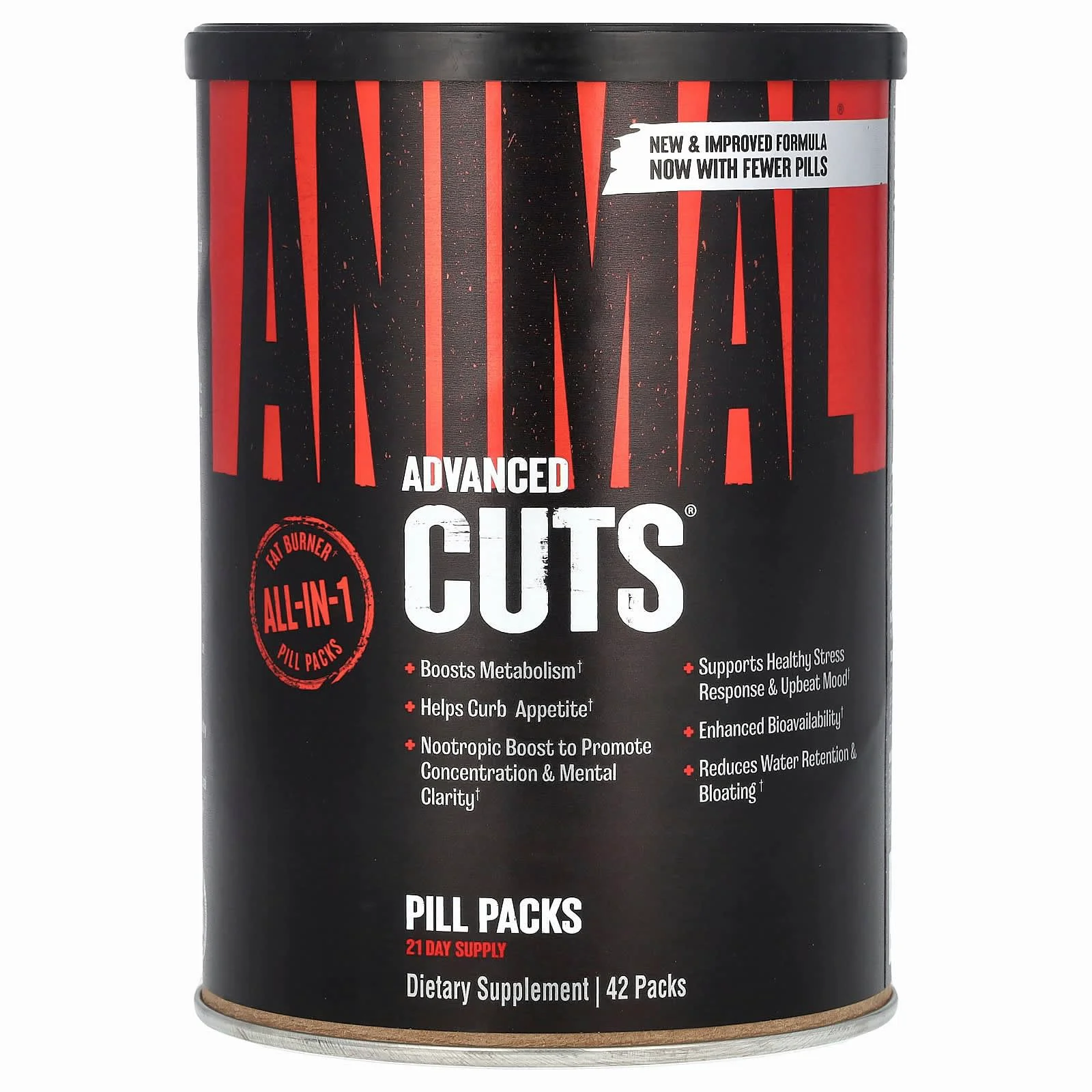 Innovative Universal Nutrition Animal Cuts Packets – 42 Count Dietary Supplement for Fitness Smart