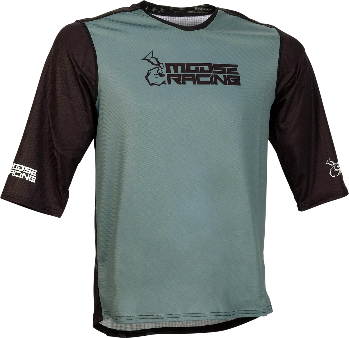 Official MOOSE RACING MTB Jersey – 3 4 Sleeve – Black – Large 5020-0240 Solid
