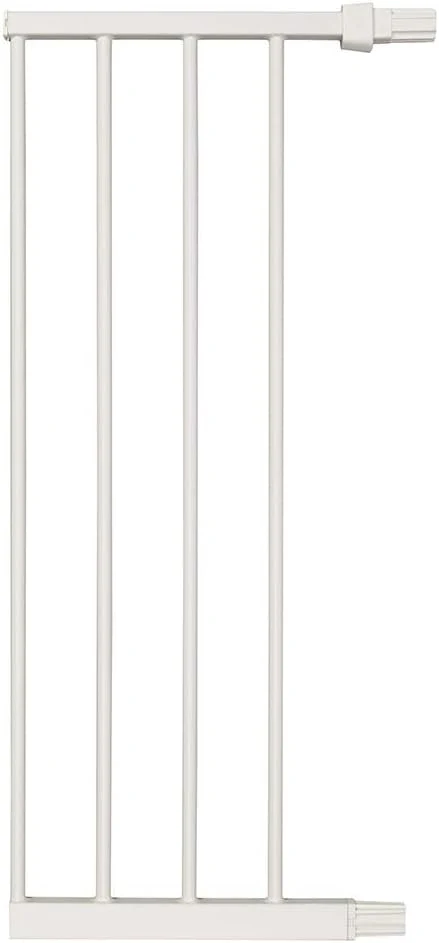 Practical MidWest Homes for Pets Steel Pet Gate Extension Pet Gate Extension Measures 11′ Wide x 39′ High in Soft White Fits MW Model 2939SW About ThisOverview Elite