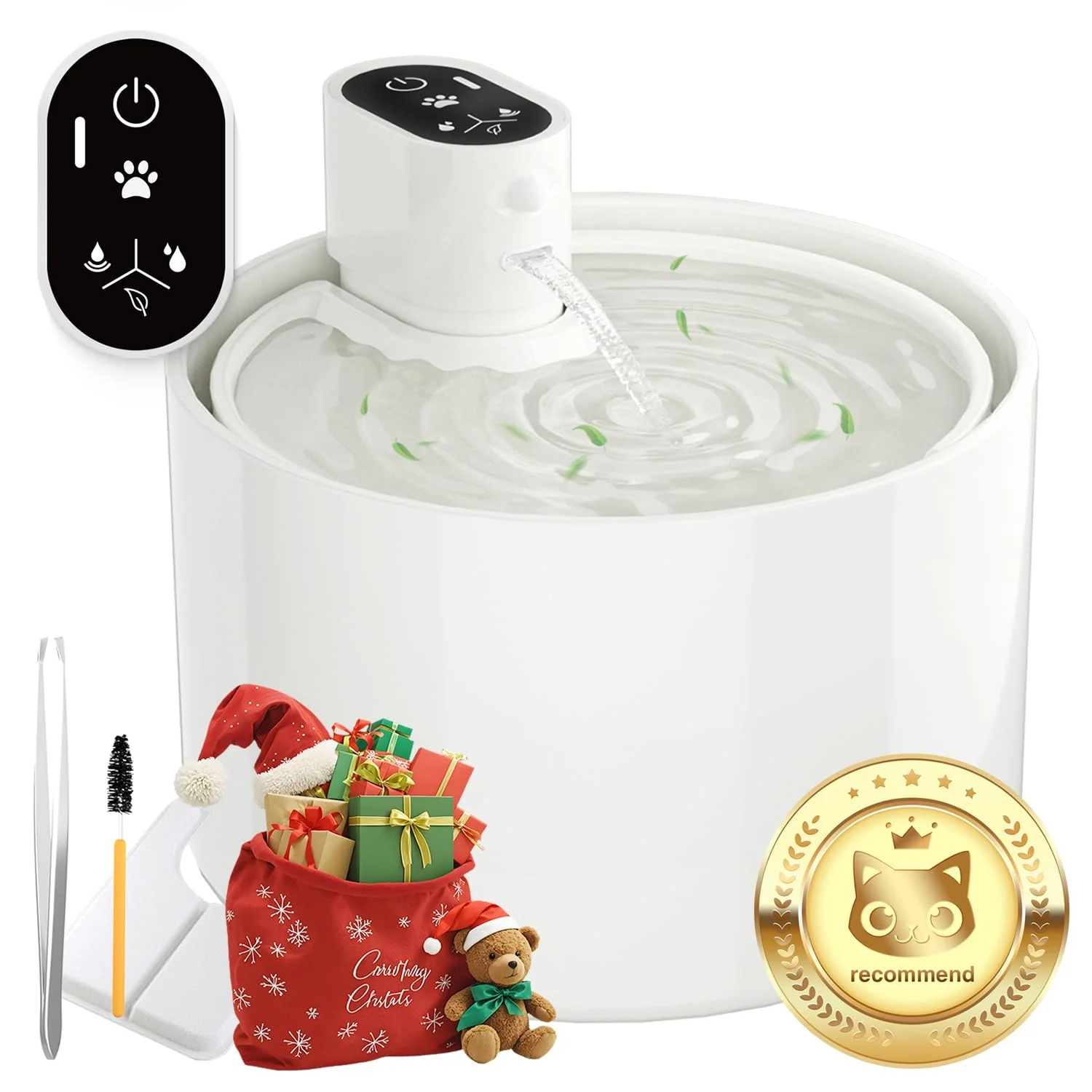 Modern Jzla Pro Ceramic Cat Water Fountain – Cordless Sensor Ultra-Quiet Pet Water Dispenser Proven