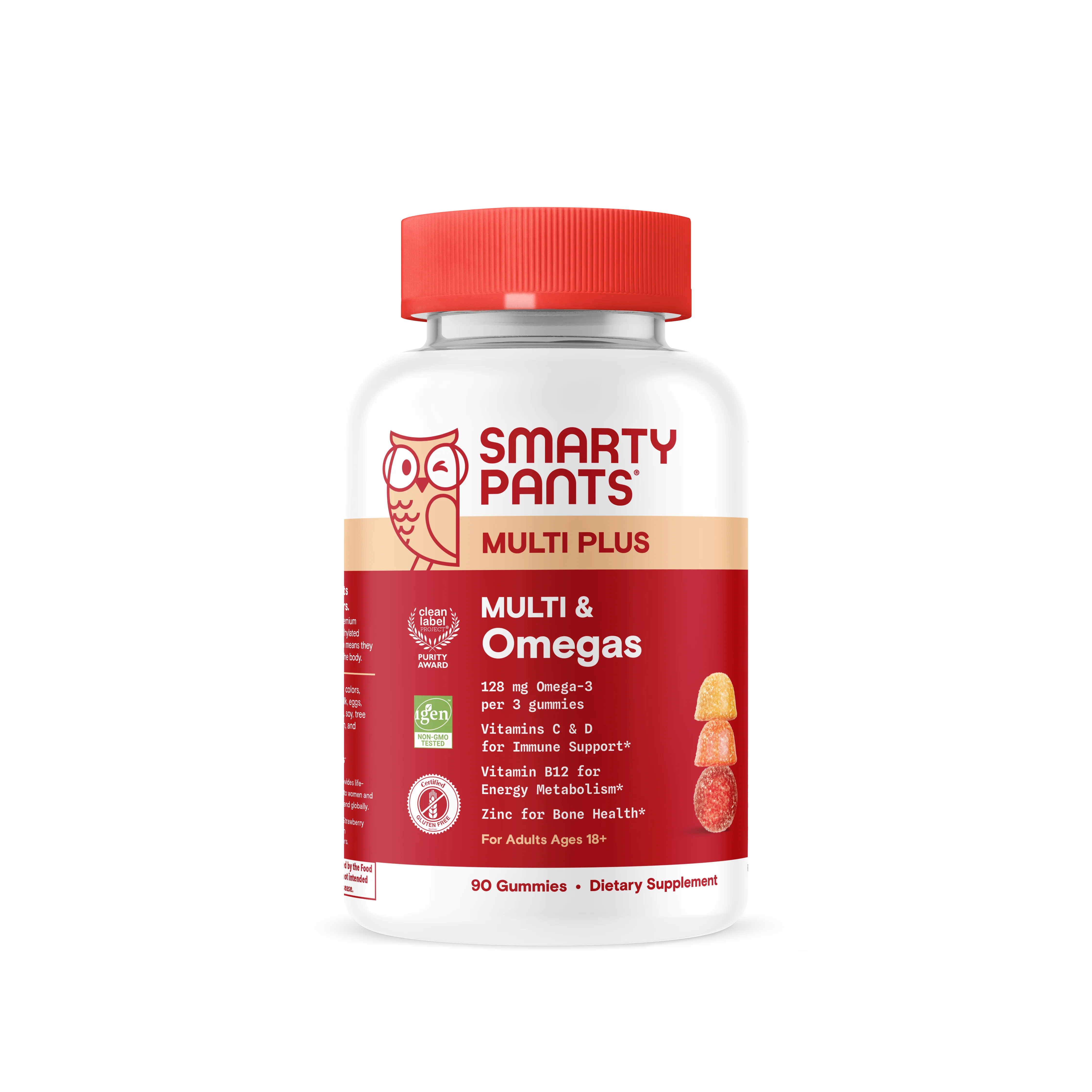 Authentic SmartyPants Adult Plus Multi Omegas Certified