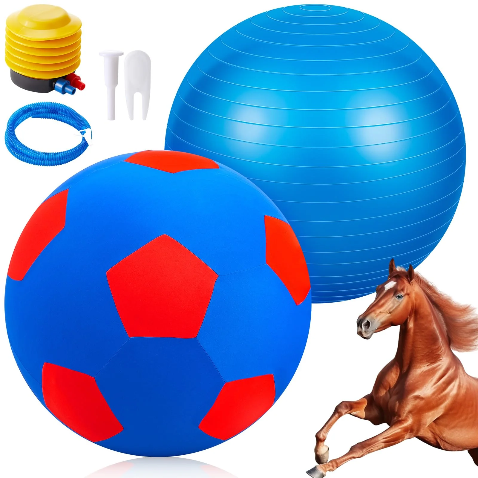 Efficient VercanMonth 40in Giant Herding Ball with Ball Cover – Anti-Burst Horse Toy Innovative